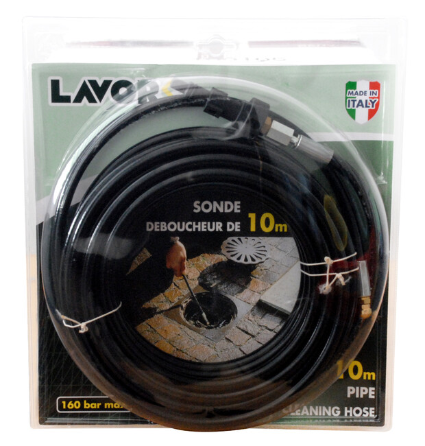 Насадка на мойку для прочистки канализации, 10м, Quick, 160 Bar, Lavor (блистер)