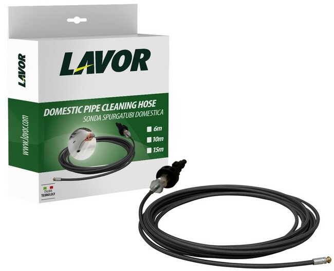 Насадка на мойку для прочистки канализации, 15м, Quick, 130 Bar, Lavor